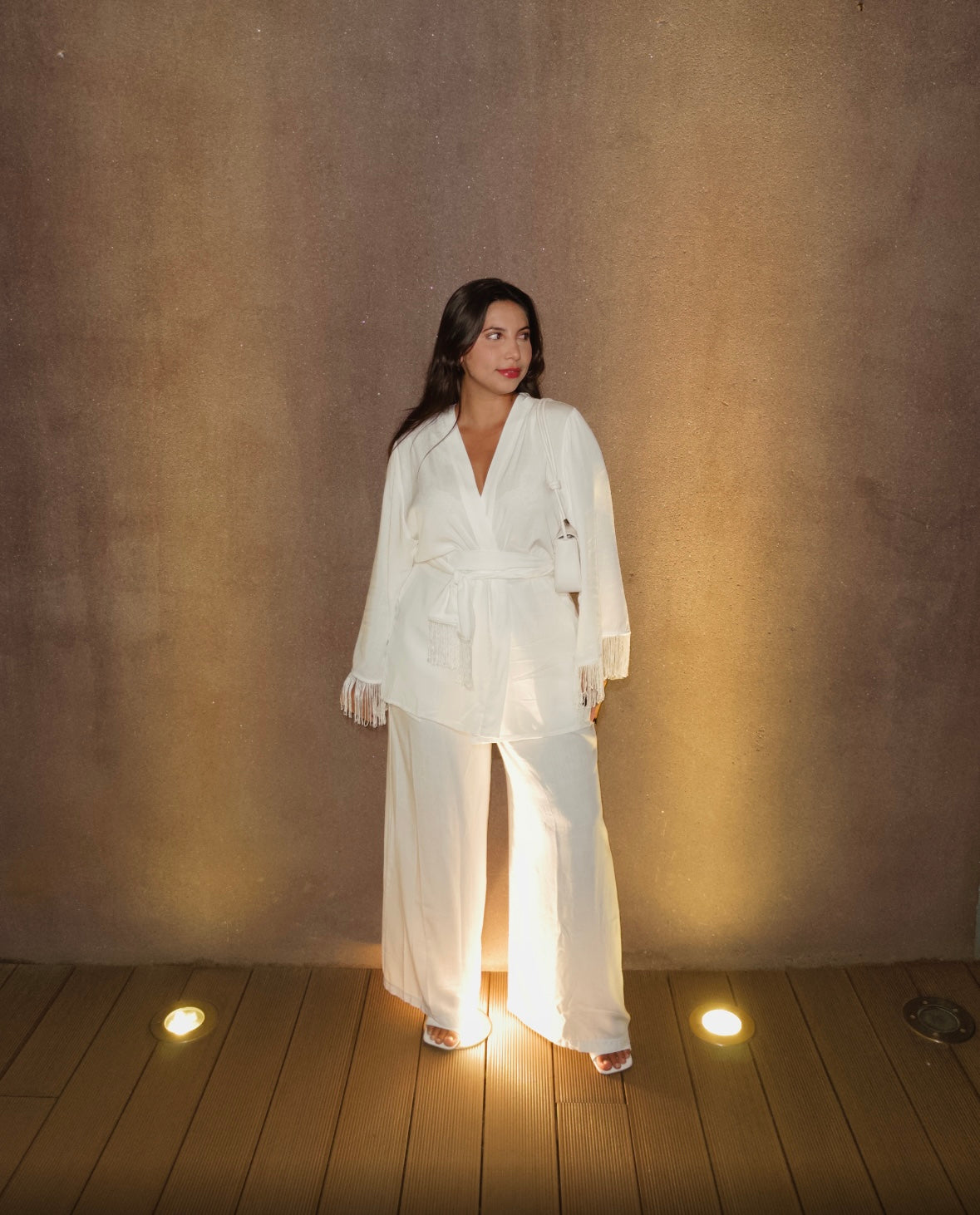 Kimono Aika Franjas Off-White