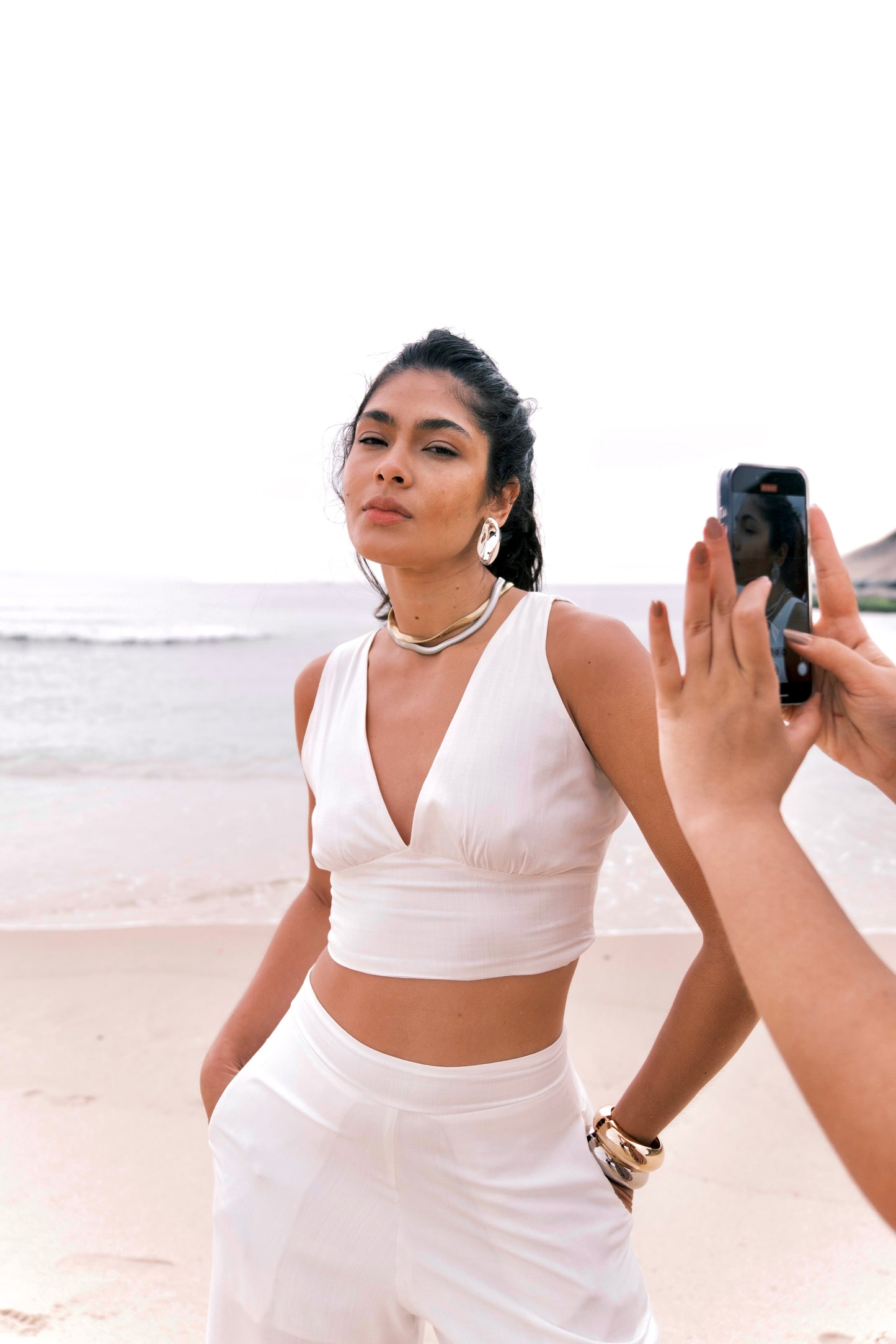 Cropped Aura Off-White