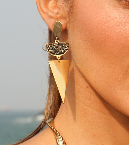 Brinco Pirita Triangular