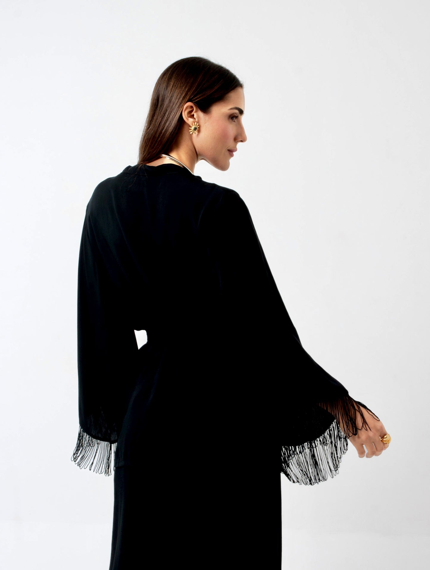 Kimono Aika Franjas Preto