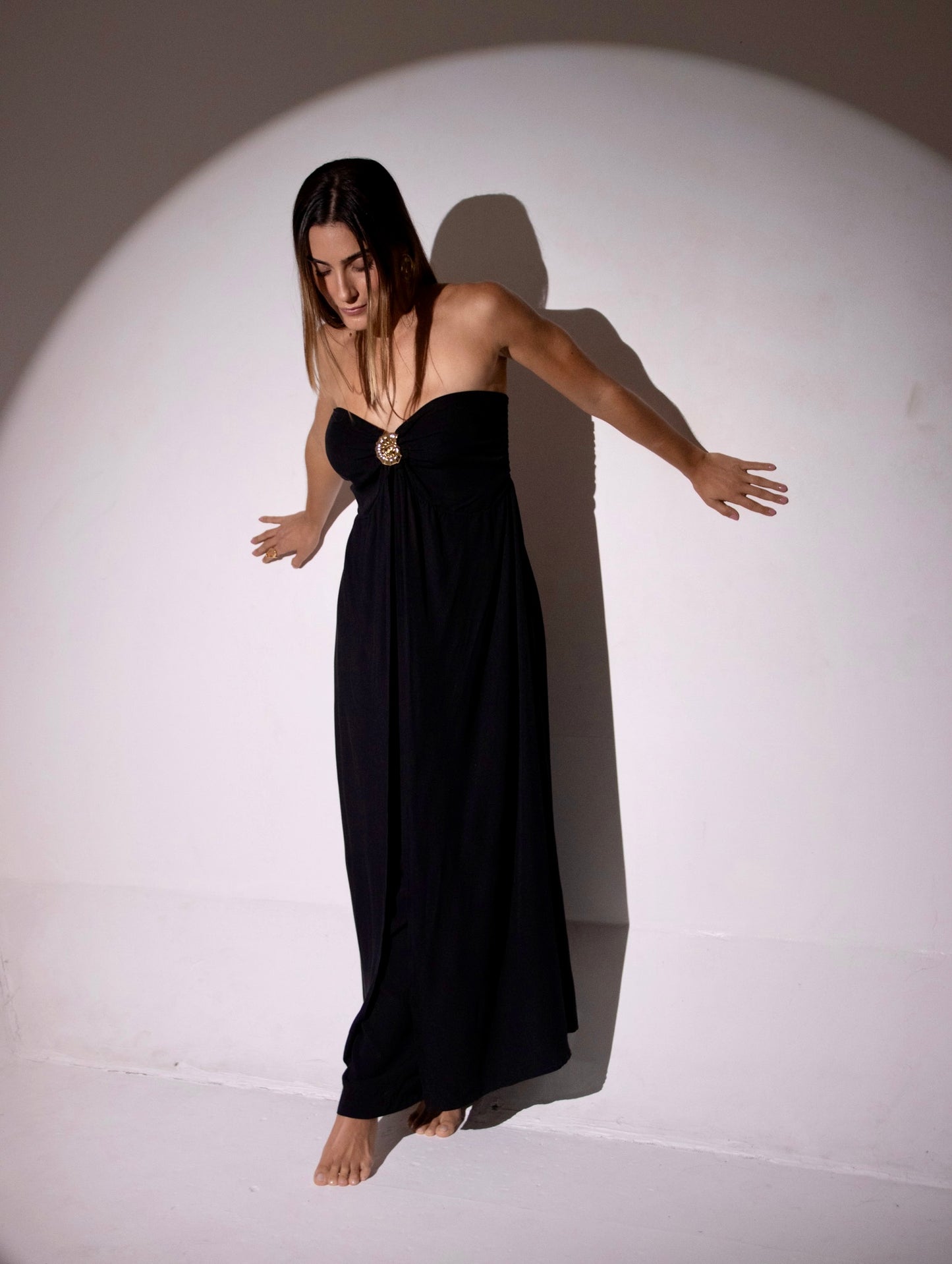 Túnica Espiral Preta