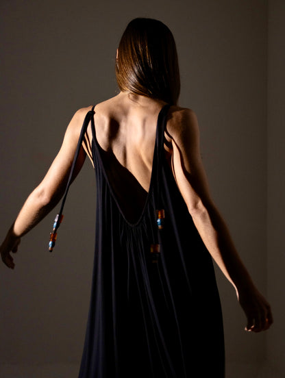 Vestido Longo Carmel Preto