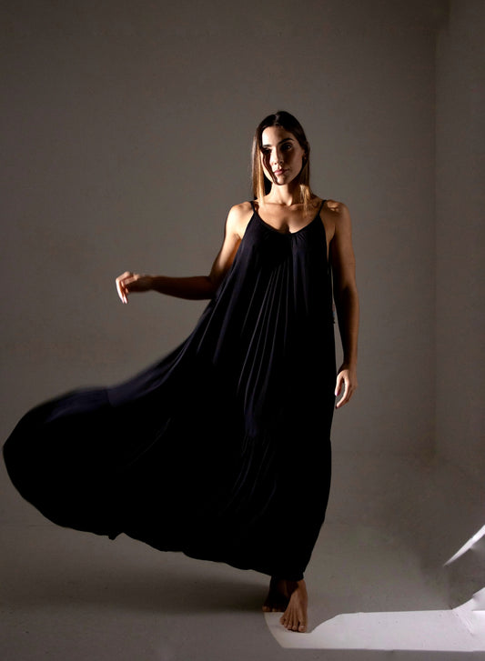 Vestido Longo Carmel Preto