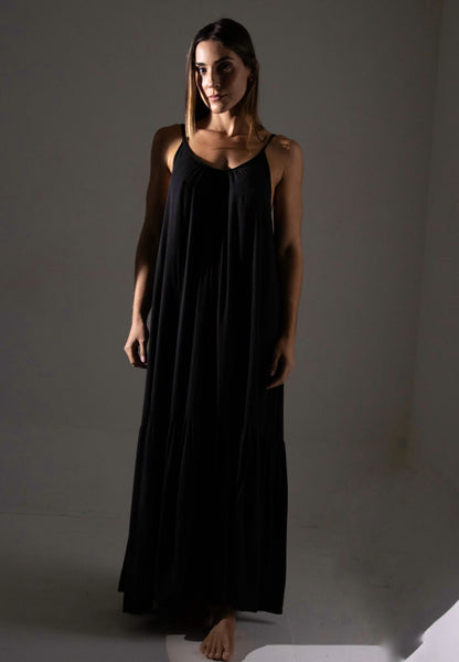 Vestido Longo Carmel Preto
