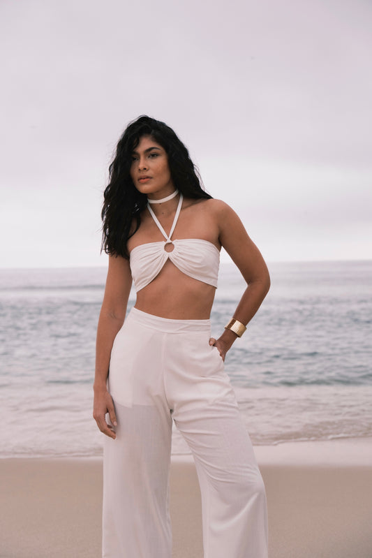 Cropped Argola Off-White
