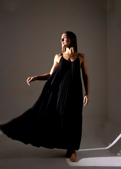Vestido Longo Carmel Preto
