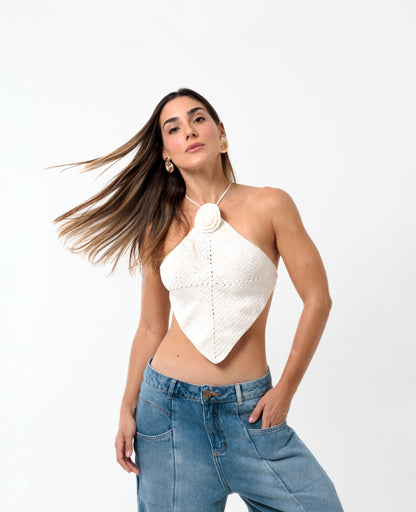 Cropped Handmade Cascais Cru