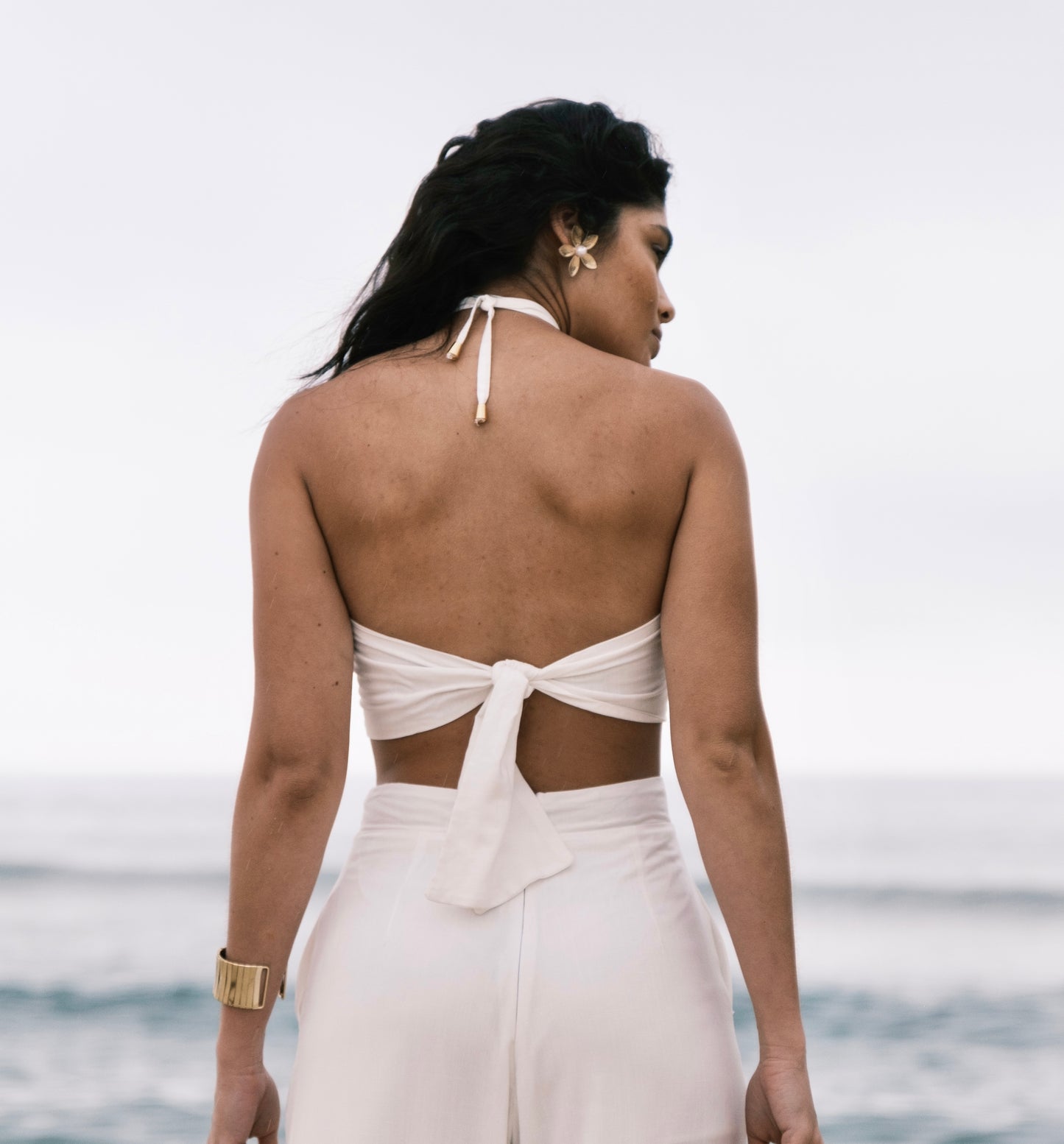 Cropped Argola Off-White