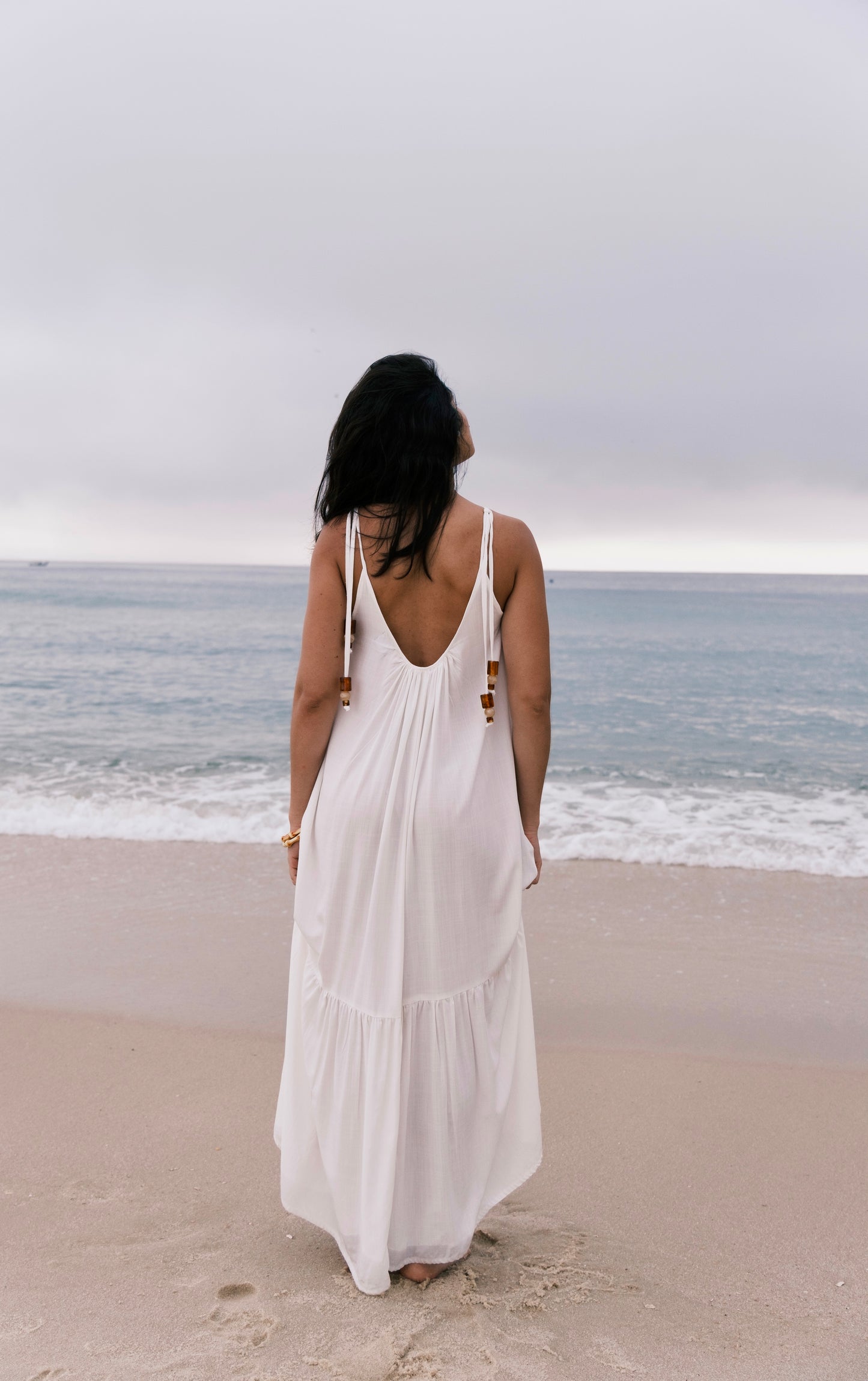 Vestido Longo Carmel Off-White