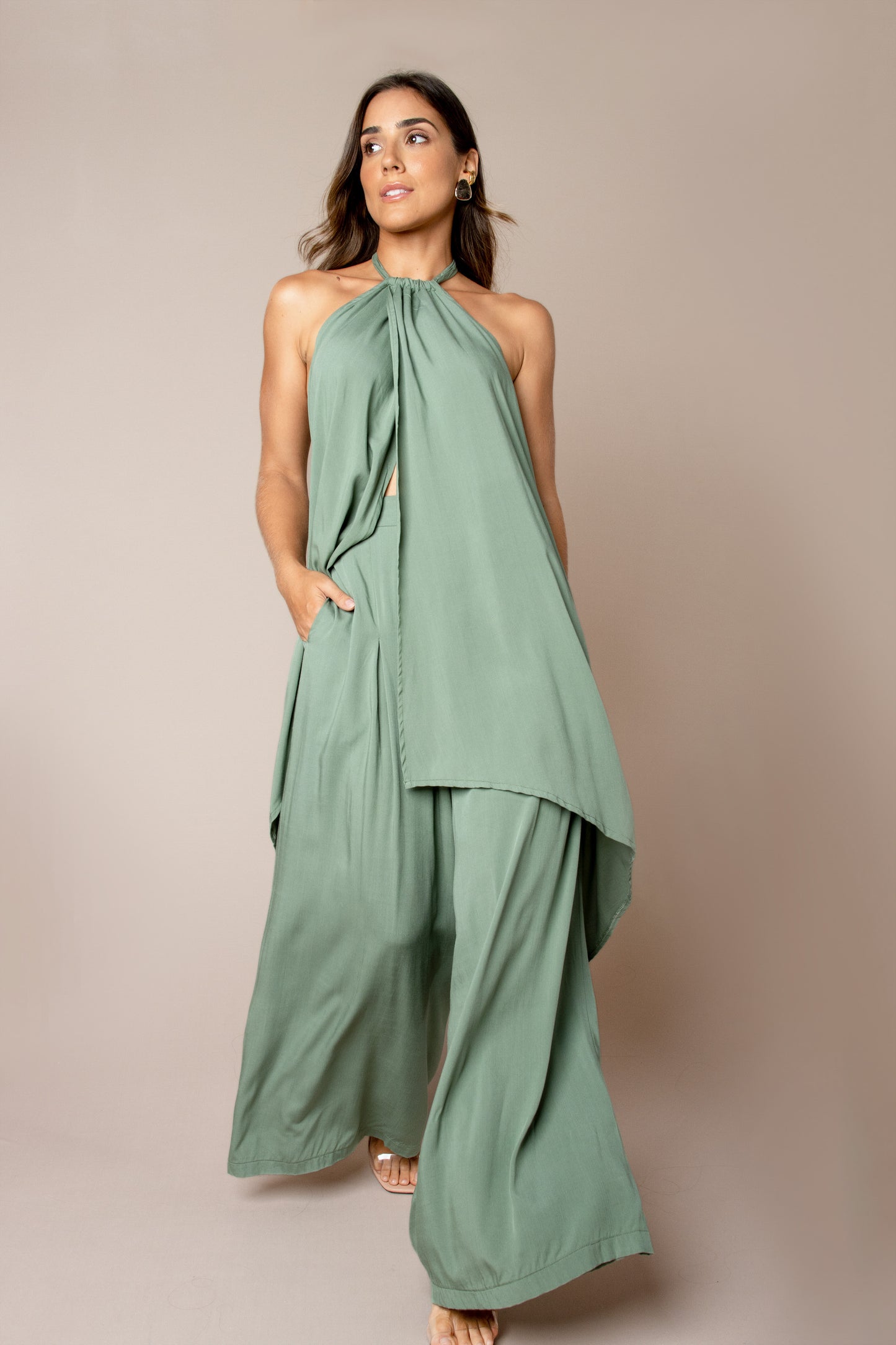 Pantalona Carolina Verde Sage