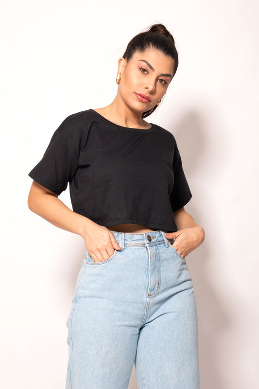 T-shirt Malu Preta