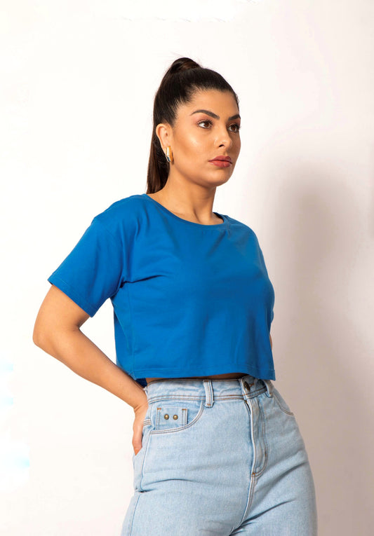 T-shirt Malu Cobalto
