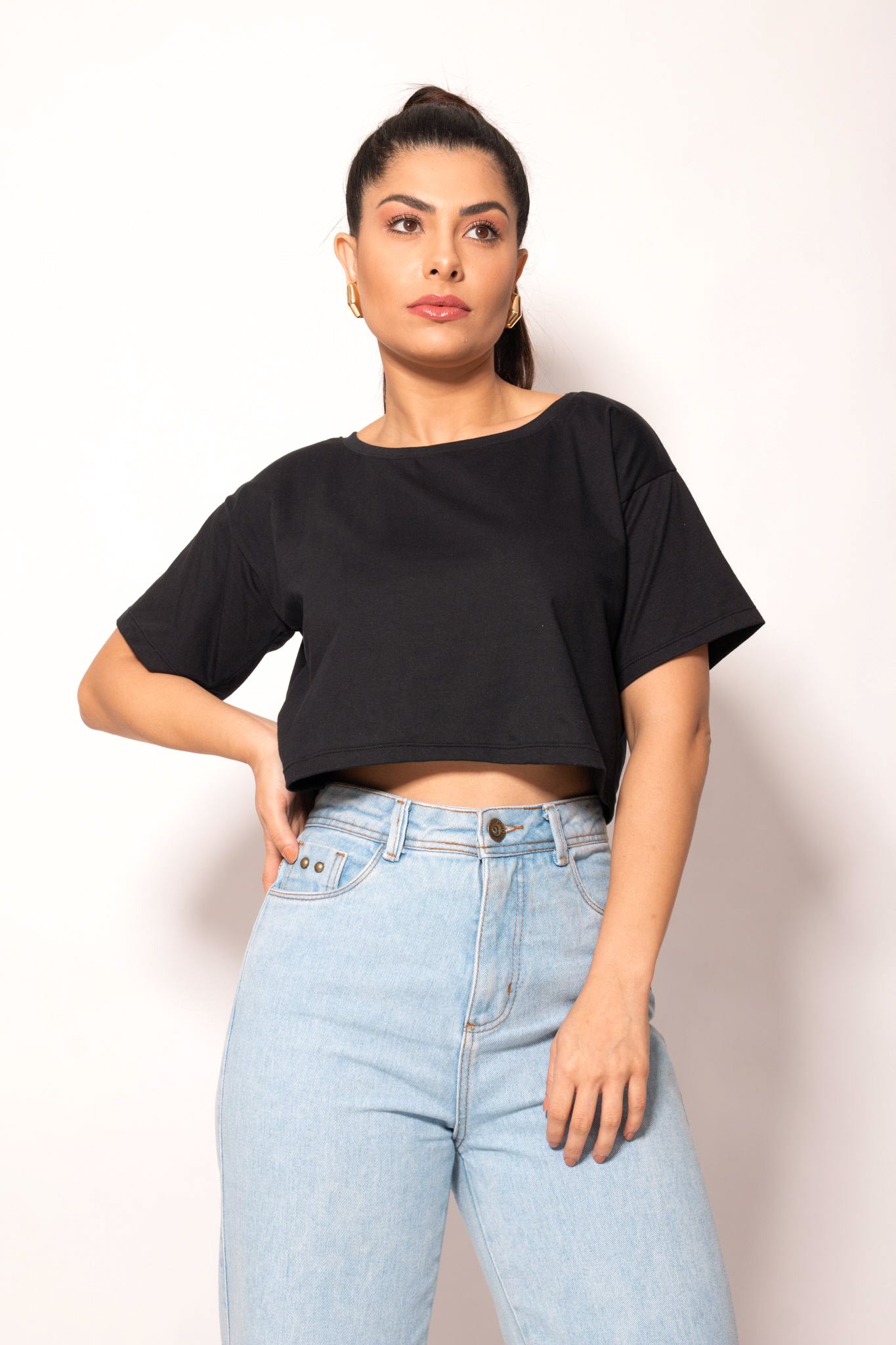 T-shirt Malu Preta